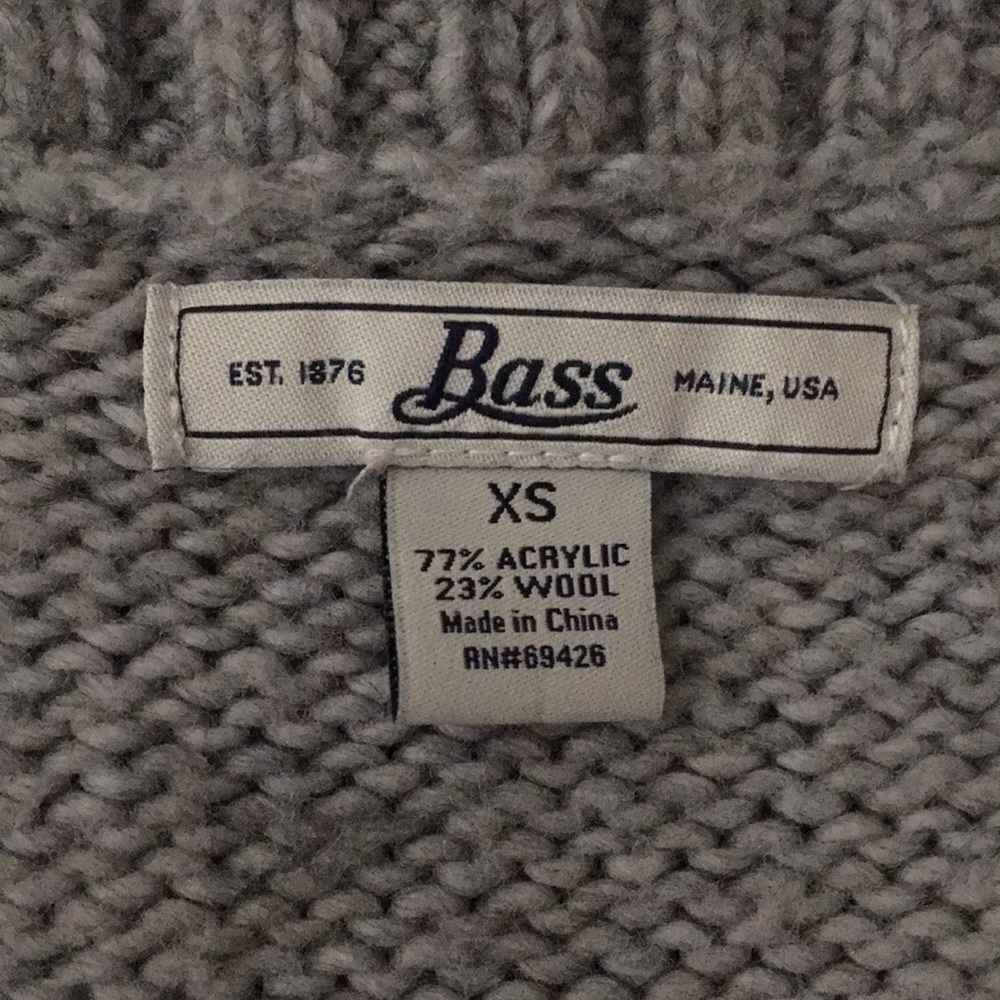 Bass XS Long button Sweater - Picture 3 of 3